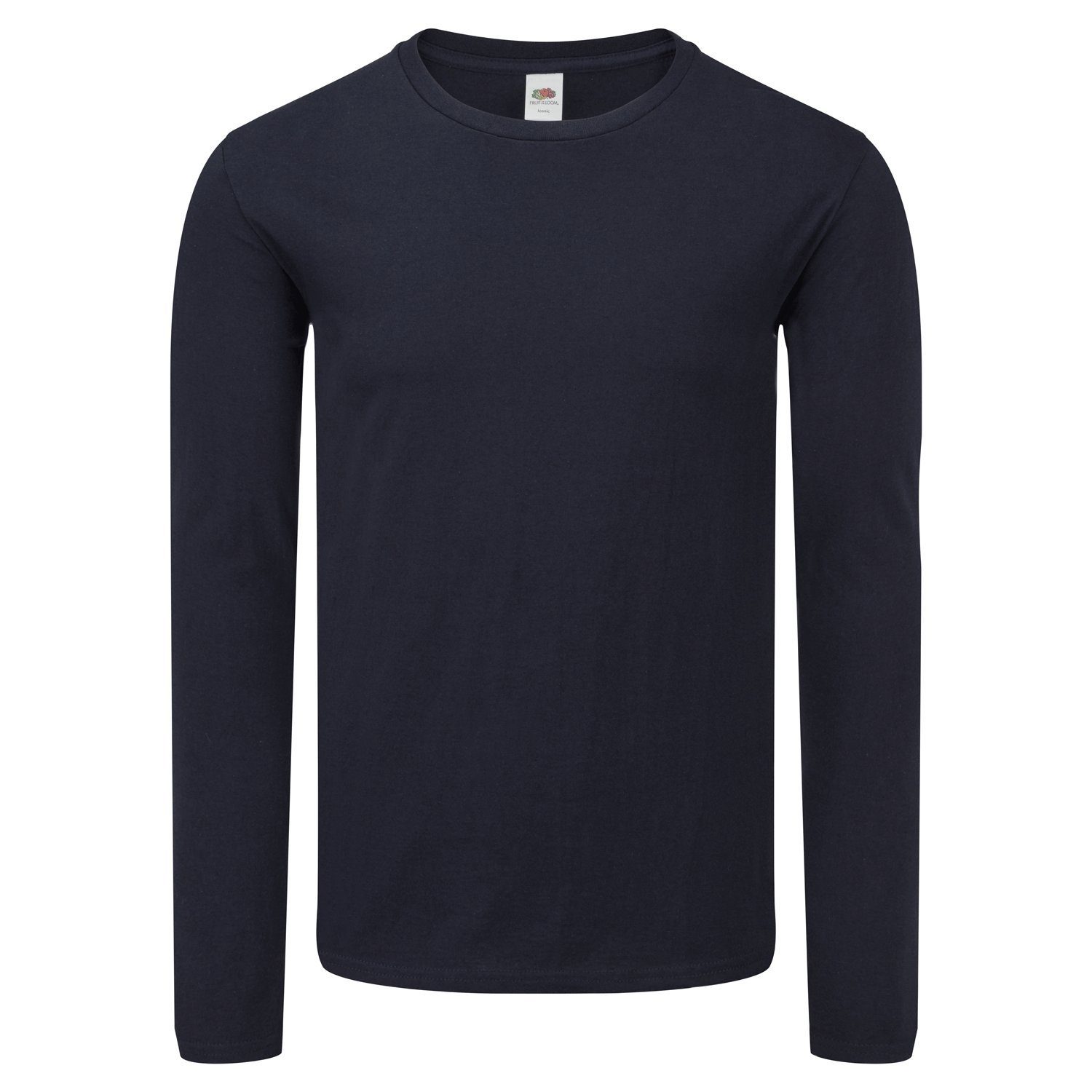 Fruit Of The Loom Langarmshirts 4er Pack - Verschiedene Farben, 100% Baumwolle, Rundhals